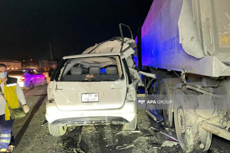 Bakı-Quba yolunda ağır qəza - 1 nəfər öldü, 2 nəfər yaralandı - YENİLƏNİB 