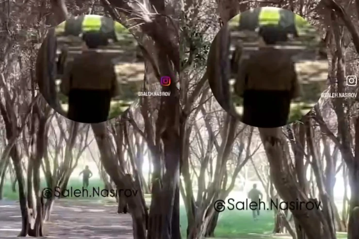 Bakıda parkda manyak peyda oldu - VİDEO 