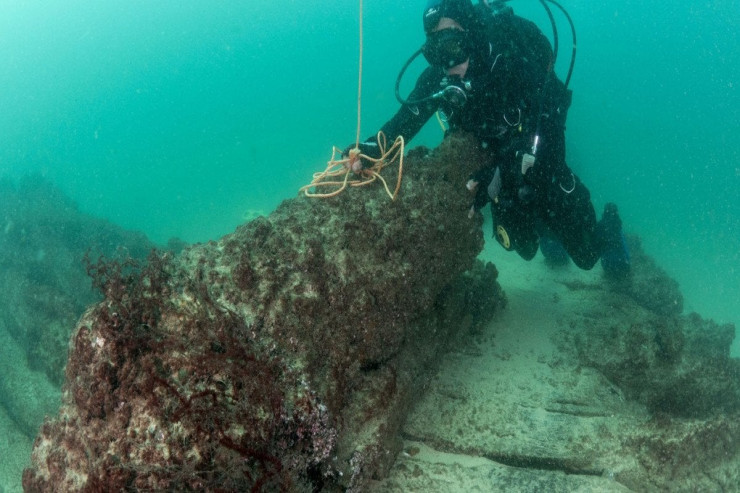 Balıqçı 100 il əvvəl batan gəminin qalıqlarını tapdı - VİDEO 