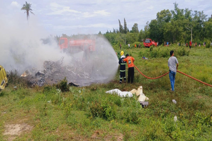 Polis helikopteri qəzaya uğradı, ölənlər var - VİDEO 
