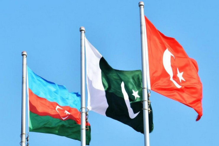 Azərbaycan, Türkiyə və Pakistan liderlərinin görüşü - VİDEO 