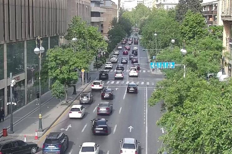 Bakıda bu yollarda sıxlıq var - SİYAHI 