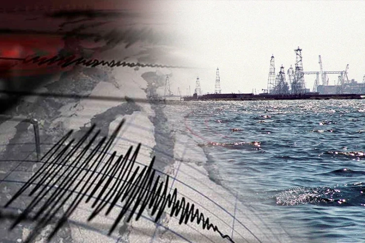 Xəzər dənizində zəlzələ oldu 