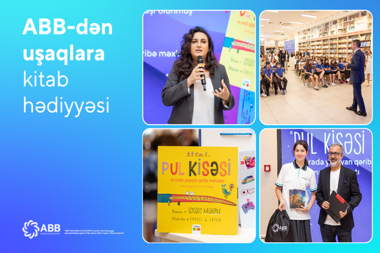 ABB-nin dəstəyi ilə uşaqlar üçün iqtisadiyyat kitabı təqdim edildi