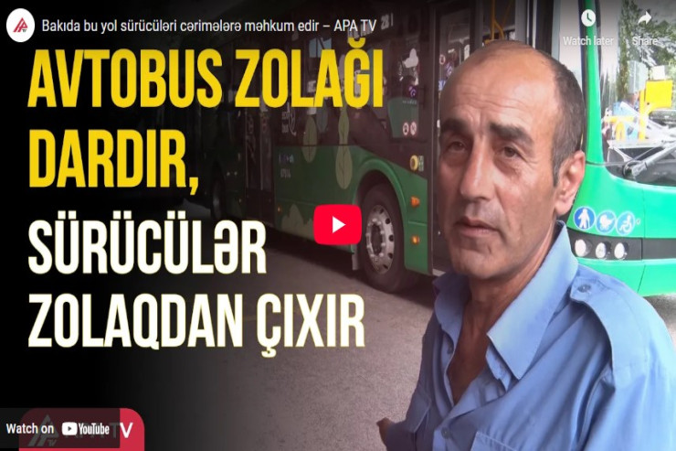 Bakıda bu yol sürücüləri cərimələrə məhkum edir -VİDEO 