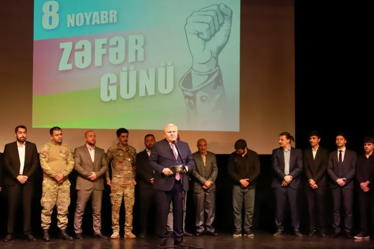 Şəkidə Zəfər Günü ilə bağlı tədbir keçirilib -  FOTOLENT 