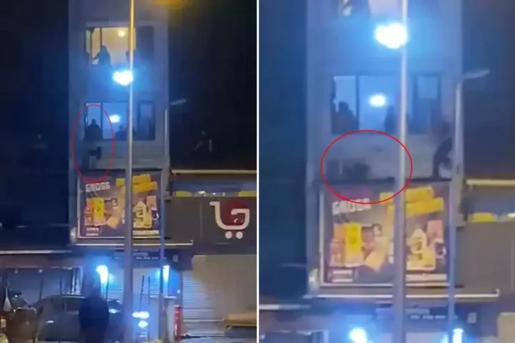 Qonşusunu döyüb pəncərədən  atdı