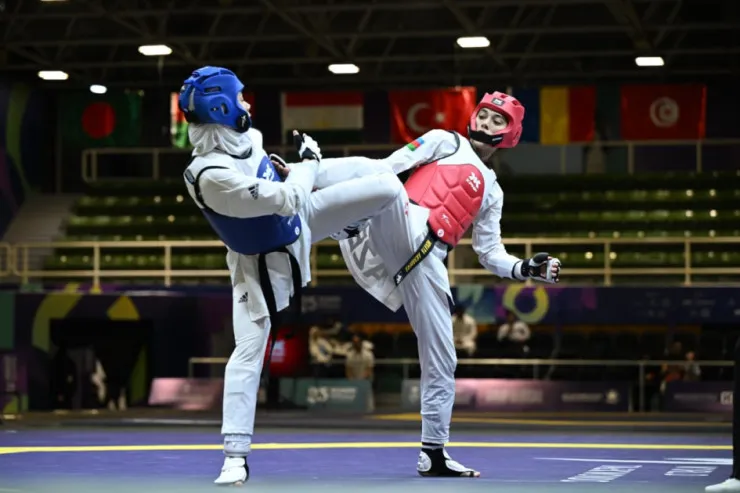 Taekvondoçusumuz İslamiadada gümüş medal  qazandı