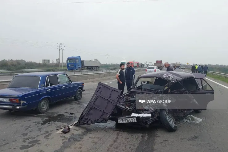 Lənkəranda AĞIR QƏZA:  yaralılar var -FOTOLENT 