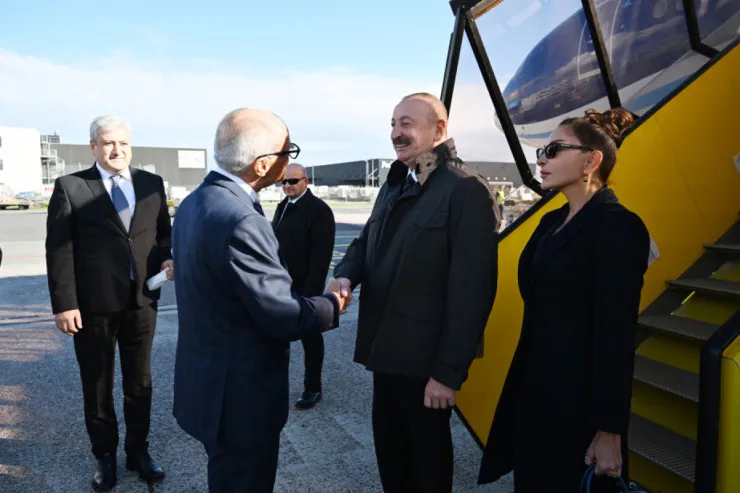 İlham Əliyev Danimarkaya gedib