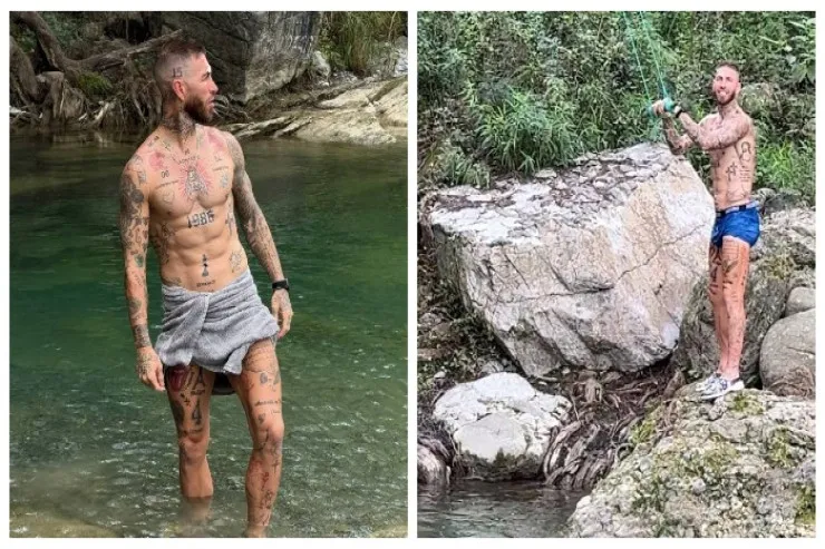 Serxio Ramos Meksikanı kəşf edir:  futbolçu təbii gözəllikdən həzz alır