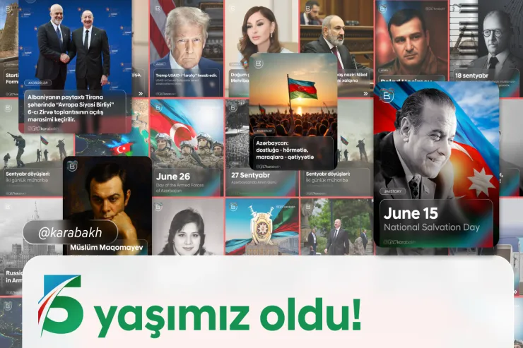 “Karabakh”  səhifəsinin 5 yaşı tamam olur