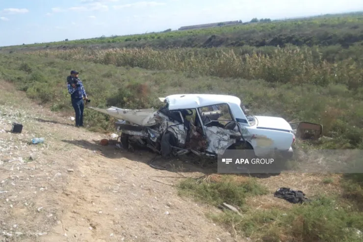 Biləsuvarda yol qəzası: ölən və yaralananlar  var