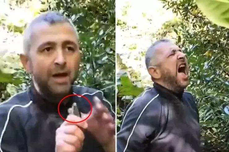 Küyə gedib diri balıq  uddu, görün nə oldu? - ŞOK VİDEO 