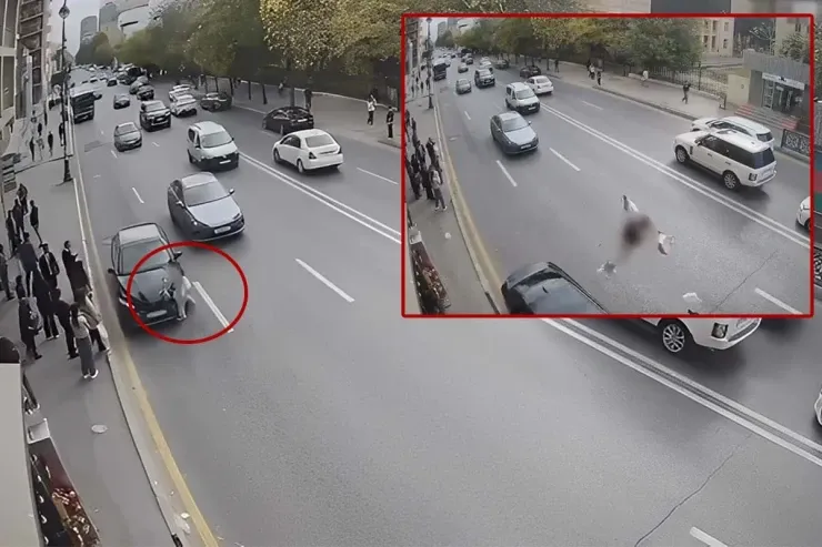 Bakıda piyada ölümü ilə nəticələnən qəzaların DƏHŞƏTLİ VİDEOSU 