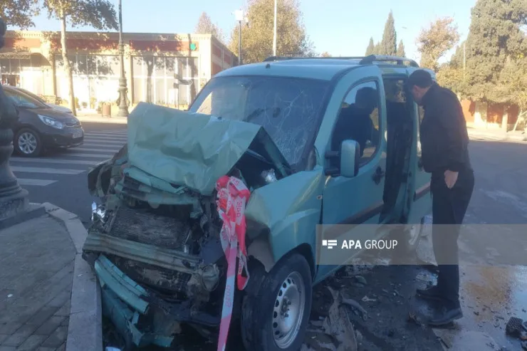 Gəncədə QƏZA:  1 ölü, 3 yaralı var