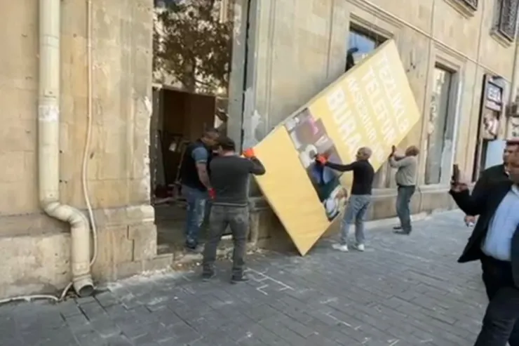 Bakıda memarlıq abidəsinə zərər vurmaq  cəhdinin qarşısı alındı - VİDEO 