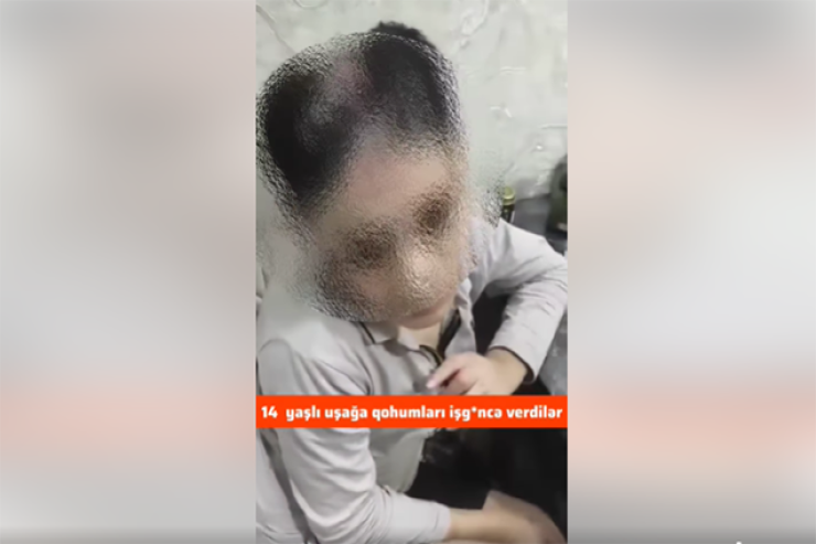 Yetim uşağa işgəncələr verilib - ŞOK VİDEO 