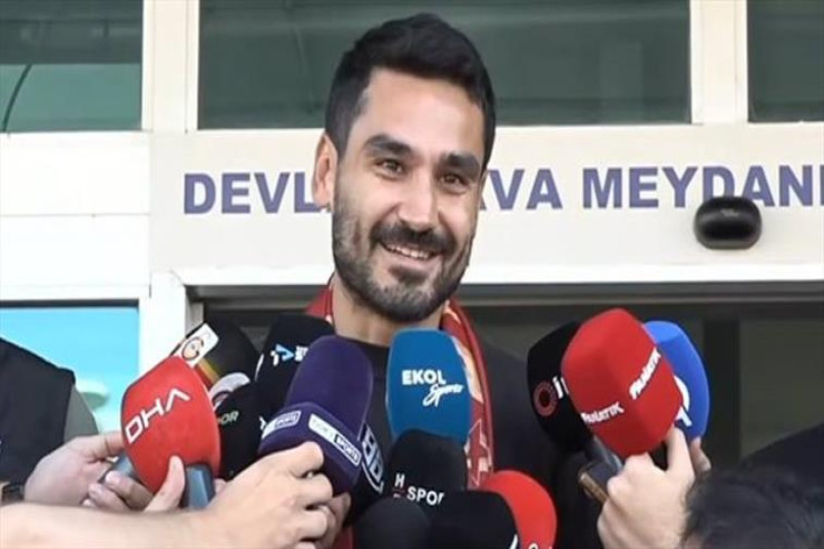 "Qalatasaray"ın  yeni transferi İlkay Gündoğan  İstanbula gəlib
