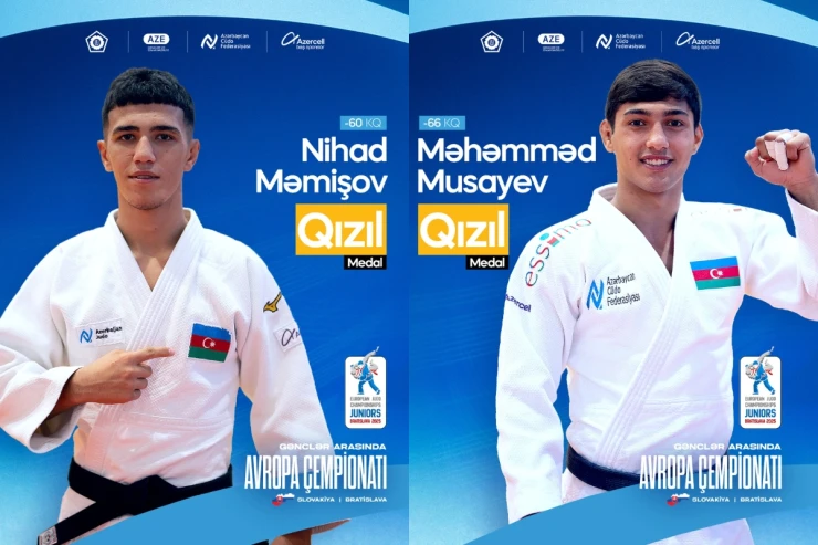 İki cüdoçumuz Avropa çempionu  oldu