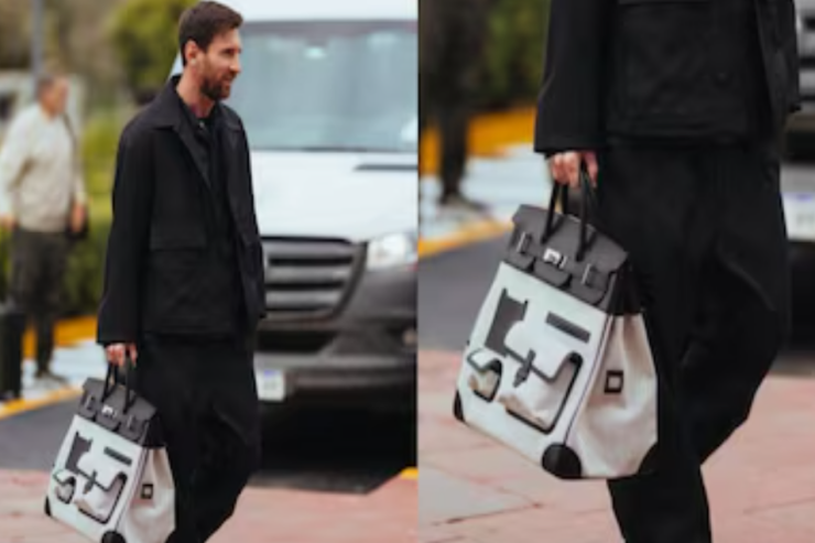 Messi milli komanda üslubunda:  65 min dollarlıq palto və dəbli  çantada 