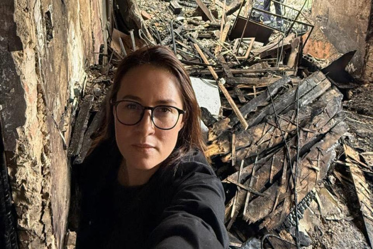 Ukrayna baş naziri dağılmış Nazirlər Kabinetinin binasını göstərdi -FOTOLENT  -VİDEO  -YENİLƏNİB 