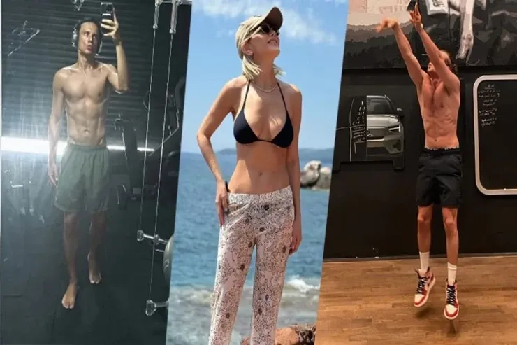 Ulduzlardan  əzələ nümayişi 