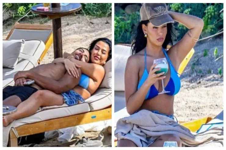 Cud Bellinqem  sevgilisi ilə   istirahətdə -  FOTOLENT 