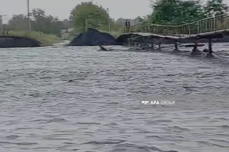 Sel Zaqatalada da körpünü qəzalı vəziyyətə saldı-YENİLƏNİB 