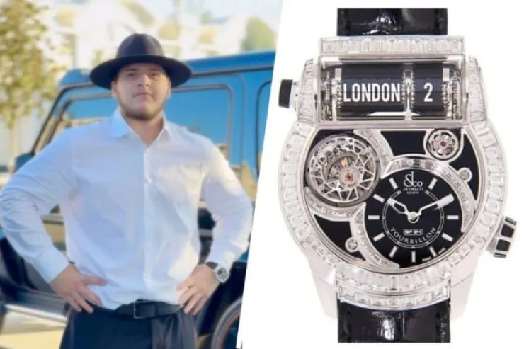 Ramzan Kadırovun oğlu yarım milyon dollarlıq  saatı ilə hər kəsi təəccübləndirdi 