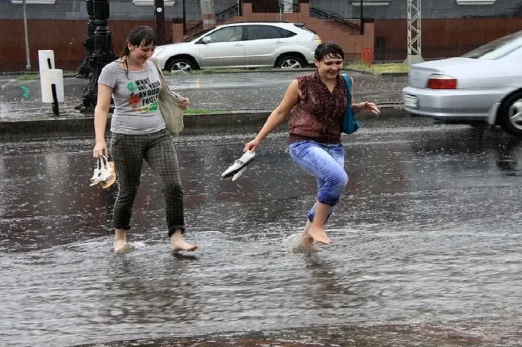 Azərbaycanda demək olar hər yerə  yağış yağır - FAKTİKİ HAVA 