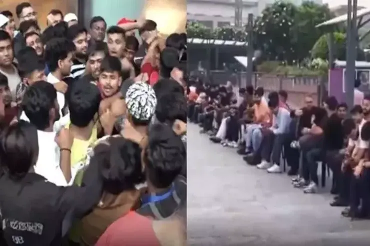 iPhone 17 almaq üçün növbədə DAVA  - polislər gəldi