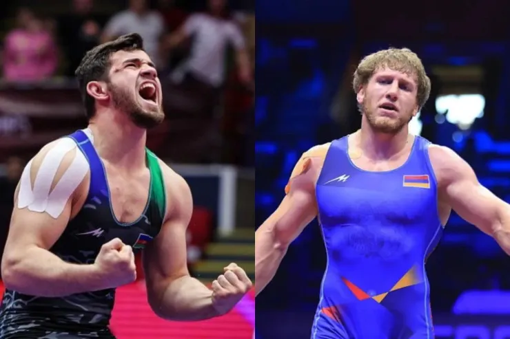 Güləşçimiz erməni Artur Aleksanyanı məğlub etdi 