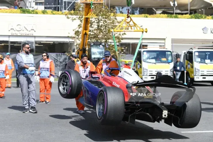 "Formula 2":  Azərbaycan Qran-prisində baş verən qəzalar -FOTOLENT 