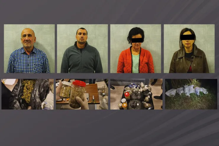 Polis narkotiklərin satışı ilə məşğul olan bir ailəni SAXLADI 