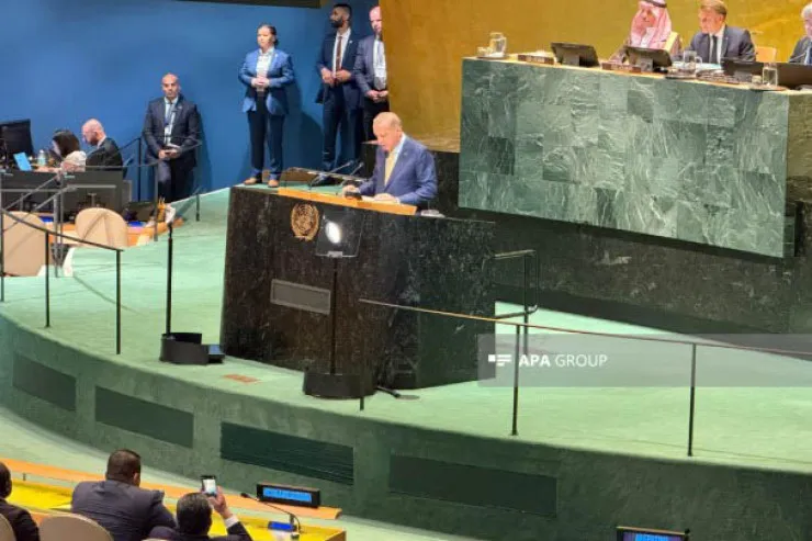 Fələstindən danışan Ərdoğanın mikrofonunun səsini kəsdilər 