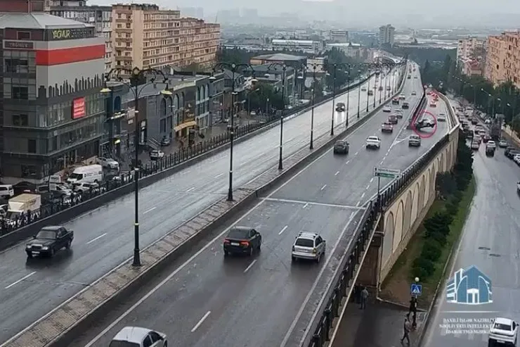 Bakıda gənc oğlanın öldüyü   ağır qəzanın HADİSƏ ANI 