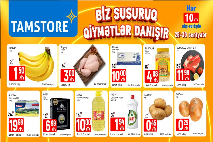 Bu kampaniyada qiymətlər danışacaq