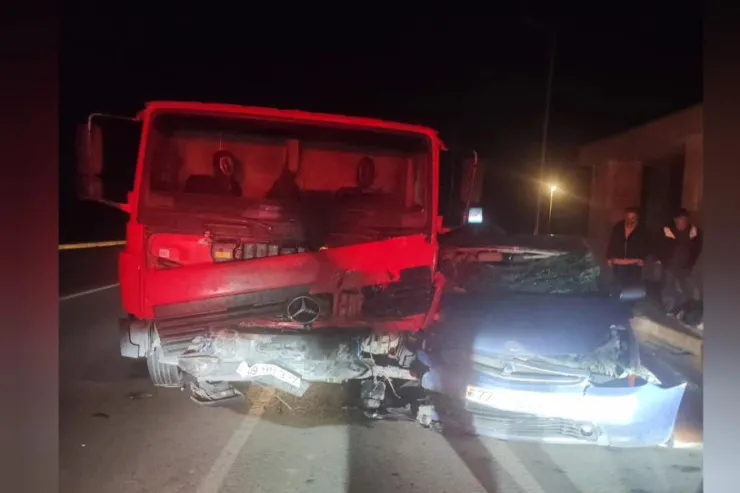 Sabirabadda baş verən ağır qəza ANI 