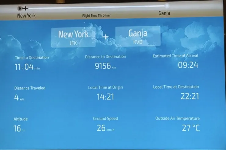 Azərbaycan nümayəndə heyəti Nyu-Yorkdan Gəncəyə qayıdır