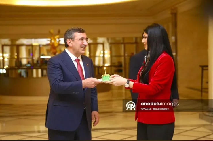 Cevdet Yılmaz ad gününü Bakıda qeyd etdi -  VİDEO 