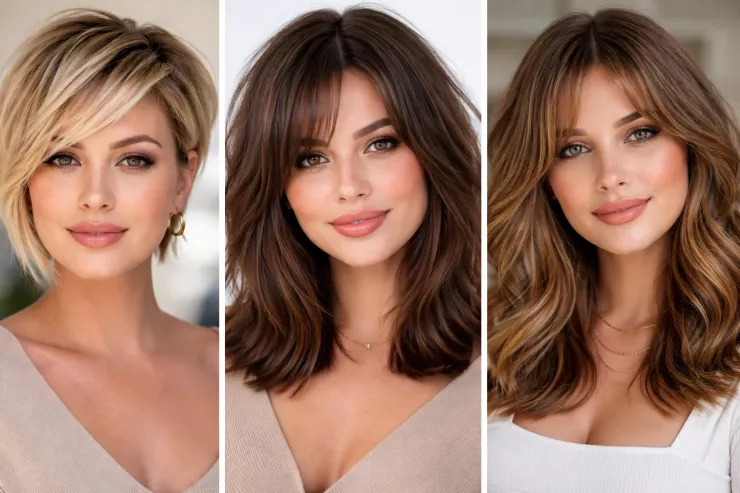 Dairəvi üzlü xanımlar üçün  ən yaxşı saç kəsimləri 