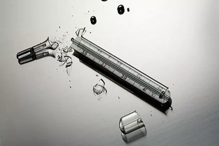 Evdə termometr qırılanda civəni  belə təmizləyin