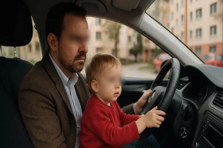 Azyaşlıya maşın sürməyə icazə verən sürücü CƏRİMƏLƏNDİ 