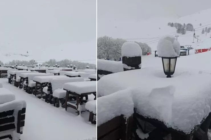 May ayına bir neçə gün qalmış... Bir metr qar yağdı 
