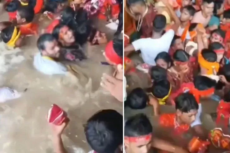 Dini ayin  zamanı qadınlara təcavüz edildi - VİDEO 