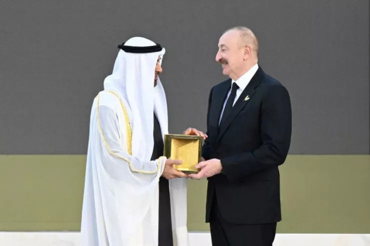 Prezidentə “Zayed İnsan Qardaşlığı Mükafatı”nın təqdim olunması ilə bağlı  PAYLAŞIM 