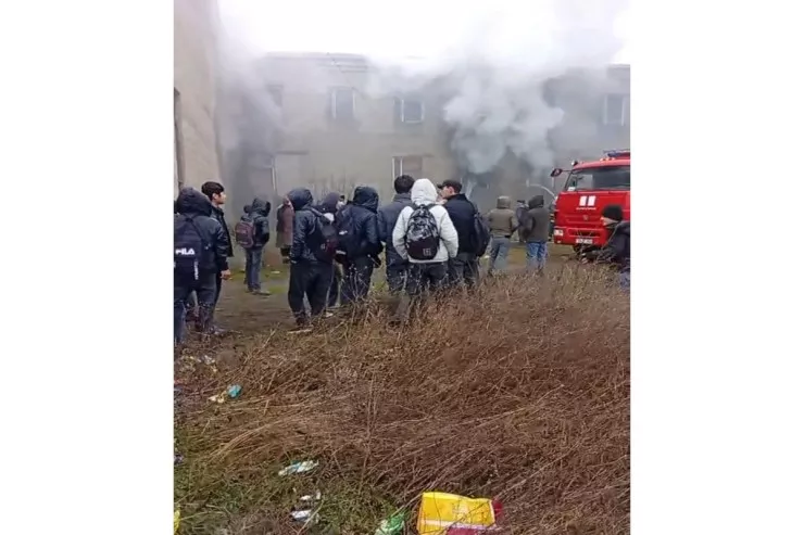 Masallıda məktəbdə yanğın:  şagird və müəllimlər təxliyə olundu