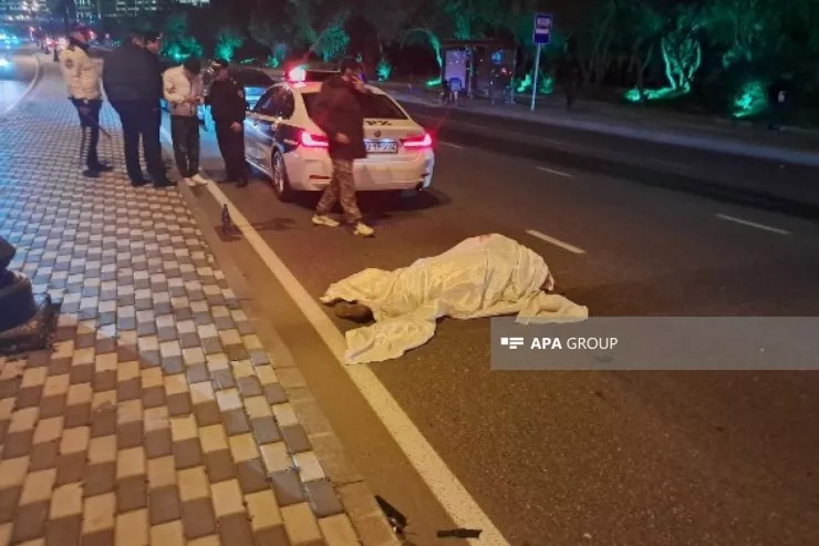 Bakıda yük maşınının vurduğu piyada öldü 