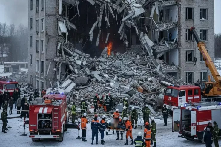 Rusiyada hərbi komendatlıqda  PARTLAYIŞ: 3 nəfər ölüb  -  YENİLƏNİB 